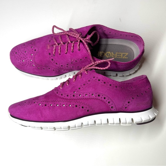Cole Haan Women’s Zerogrand Wild Aster Pink Lace Up Comfort Shoes Size- 7.5 B - Picture 7 of 11